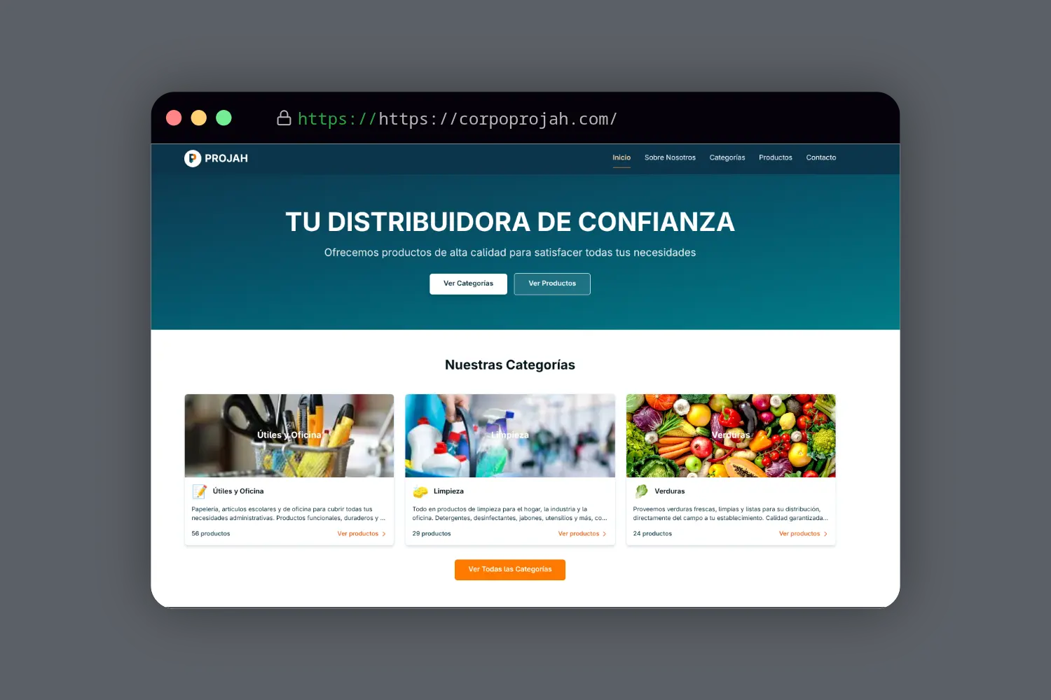 Portada del proyecto PROJAH