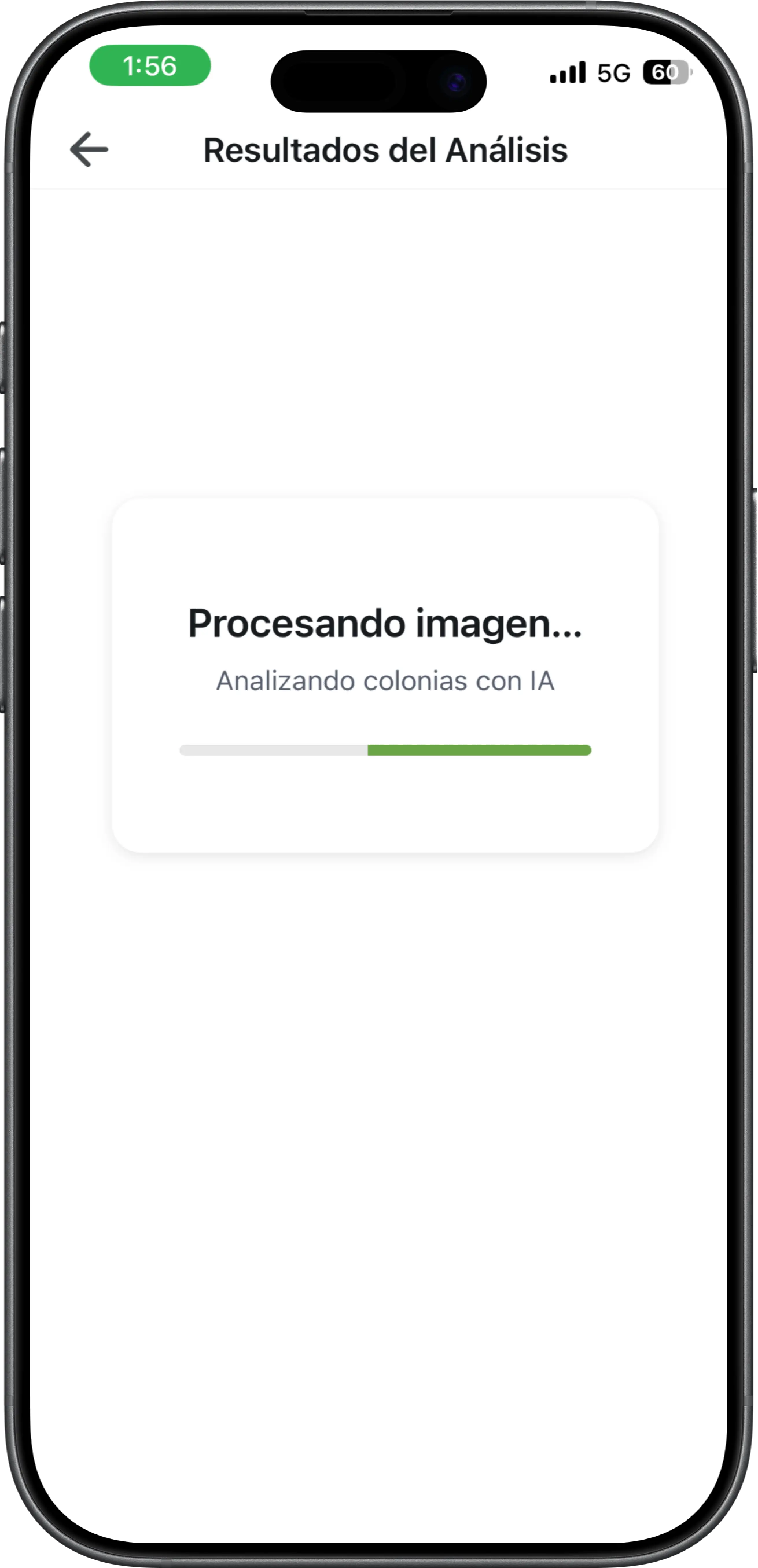 Captura de pantalla movil del proyecto BioGuard